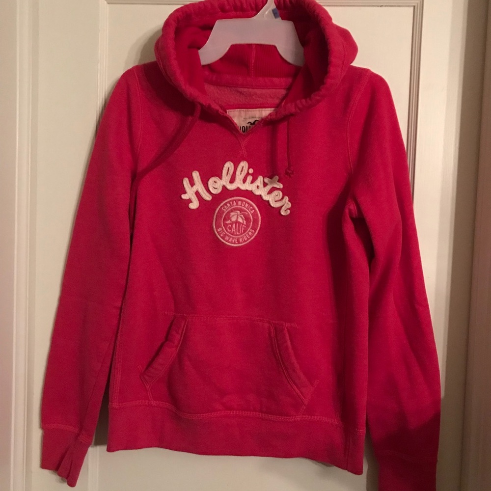 Pink Hollister sweatshirt size L (LOC1)
